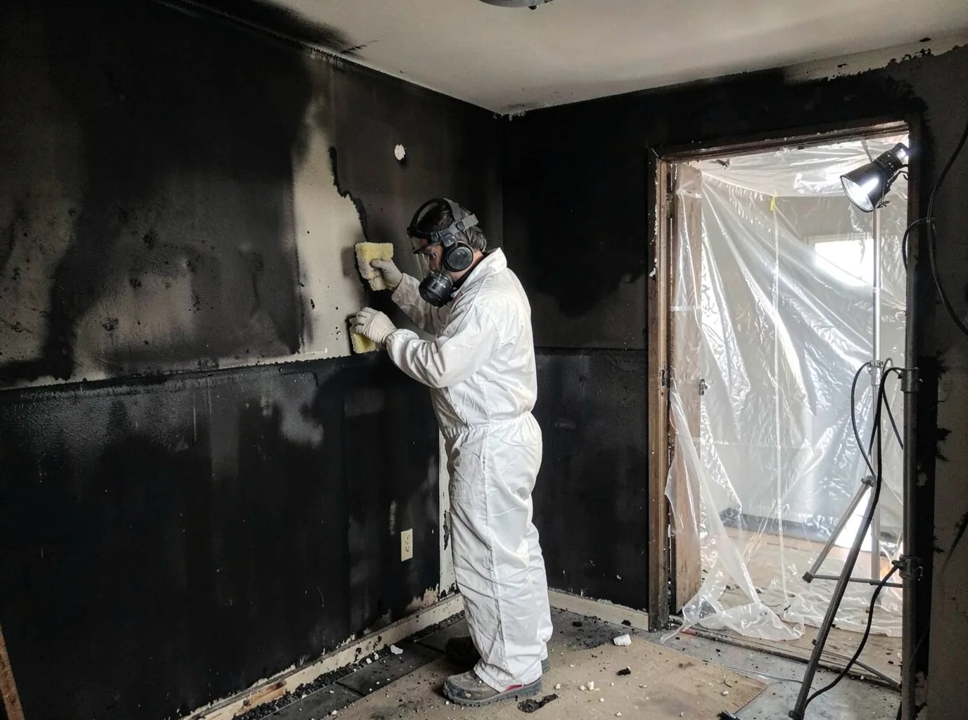 Fire Damage Restoration company in Rock Creek, OH